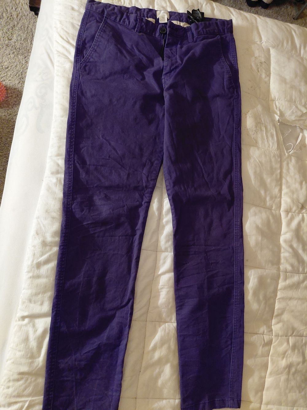 H&M Navy Blue Women's Skinny Fit Stretch Jeans